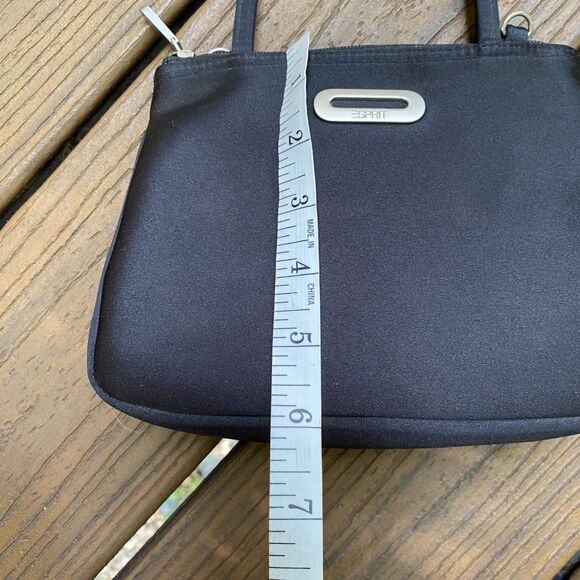 Esprit Y2K Mini Nylon Purse Color Black - Picture 9 of 10